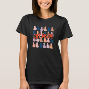 Camiseta Gatinho Gato Gato Bonito Proprietário Mãe Mãe Gati