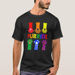Camiseta Gatinho Gelbtq Purride Ally Orgulho gay Rainbow Fl