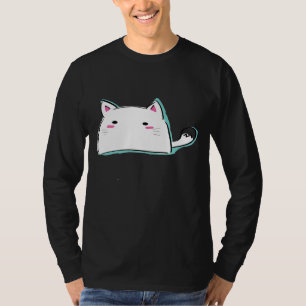 Camiseta Gatinho Ilustração de Gato Gótico Adorável