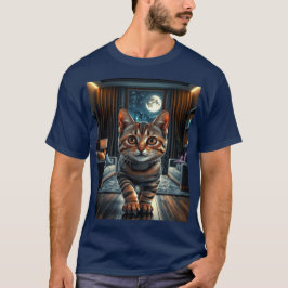 Camiseta Gatinho inicial bem-vindo