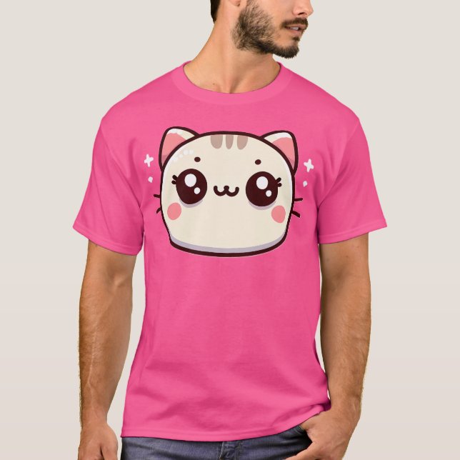 Camiseta Gatinho Kawaii (Frente)