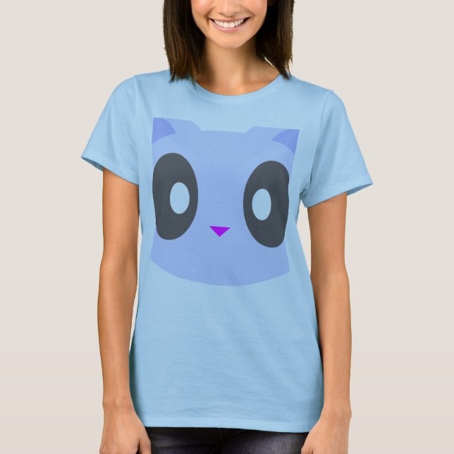 Camiseta gatinho kawaii close-up (Frente)