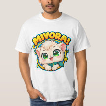 Gatinho Kawaii com Lenço Azul e Olhos Esmeralda Co