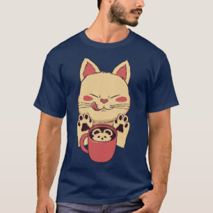 Camiseta Gatinho Latte Pequeno Rato Luz por Tobe Fonseca