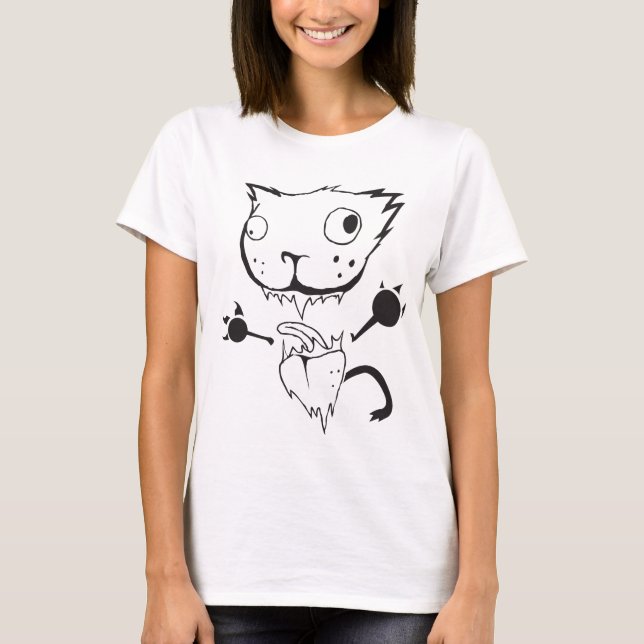 CAMISETA GATINHO LOUCO (Frente)