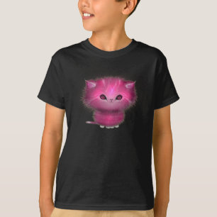 Camiseta Gatinho Malhado Roxo
