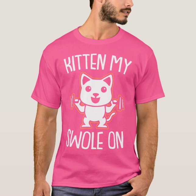 Camiseta Gatinho Meu Buraco Na Malhação Do Corpo De Levanta (Frente)
