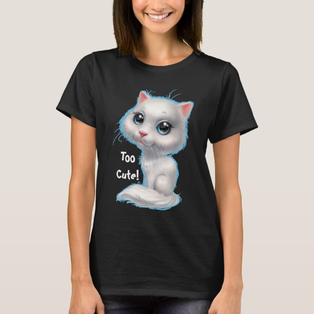 Camiseta Gatinho Muito Bonito (Frente)