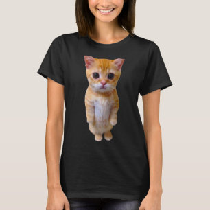 Camiseta Gatinho Munchkin Trendy El Gato Meme Sad Chorando