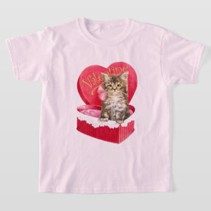 Camiseta Gatinho na caixa de doces