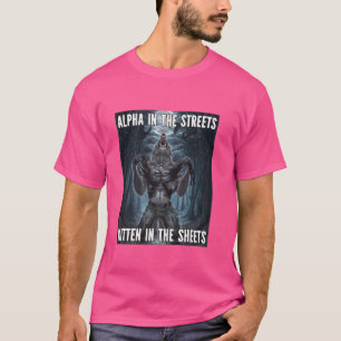 Camiseta Gatinho Nas Folhas Engraçado Alfa Lobisomem Lobiso