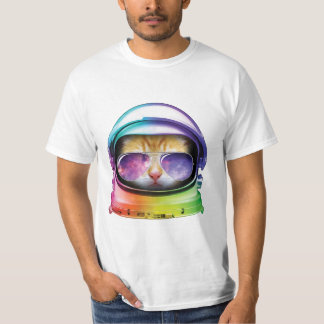 Camiseta Gatinho no espaço