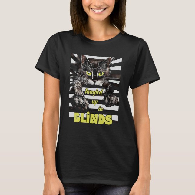 Camiseta Gatinho no Kit Explorer de Persianas (Frente)