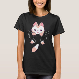 Camiseta Gatinho no Pocket Cat