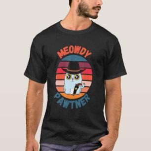 Camiseta Gatinho Parceiro Texano Gato Meme Mashup
