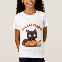 Gatinho Preto Kawaii Doces ou Travessuras Hallowee