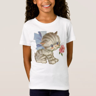 Camiseta Gatinho que guardara um t-shirt das meninas do