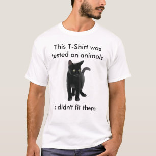 Camiseta Gatinho que testa demasiado