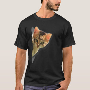 Camiseta Gatinho Rasgou Tecido Gato Dona de Gato Gata