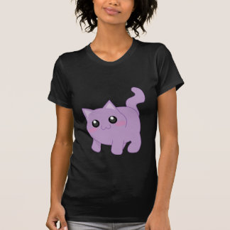Camiseta Gatinho - roxo e bonito