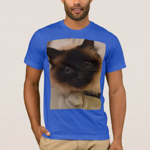 Camiseta Gatinho Siamês Gato Gato Pet Purr Meow Destino