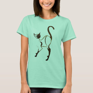 Camiseta Gatinho siamês T-Shirt