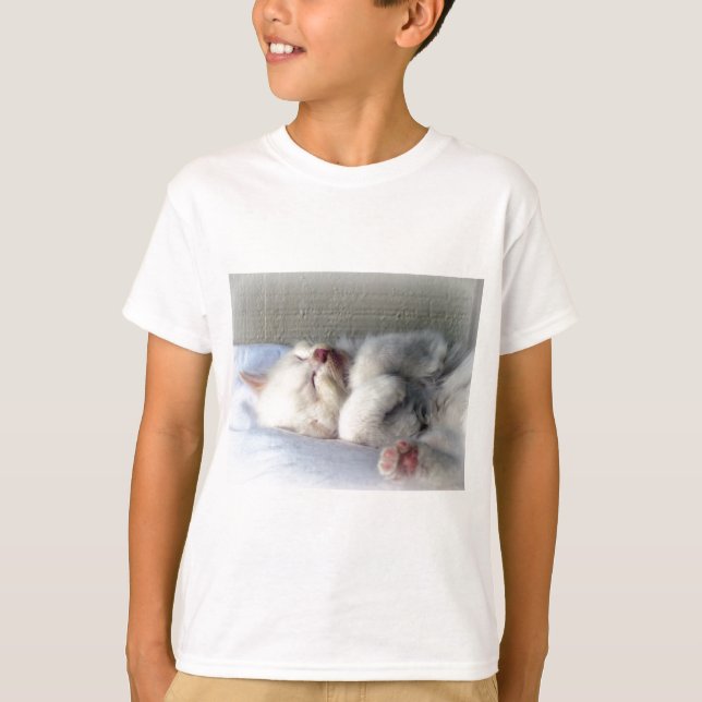 Camiseta Gatinho Sonolento (Frente)