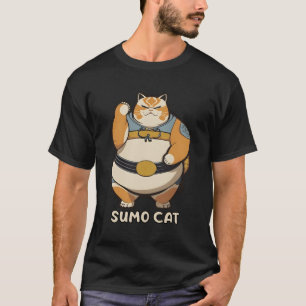Camiseta Gatinho Sumo Cat Wrestler