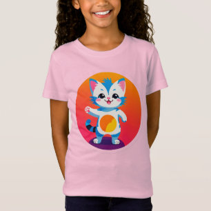 Camiseta Gatinho Tabby Feliz