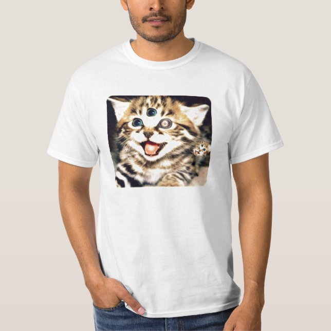 Camiseta Gatinho três (Frente)