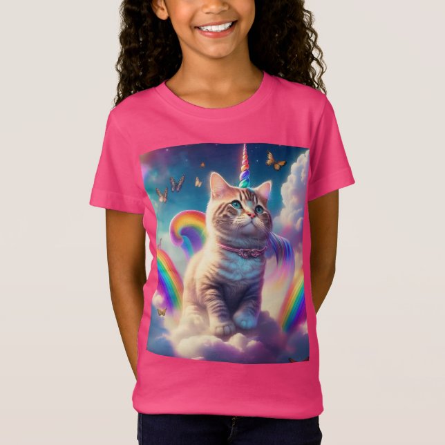 Camiseta Gatinho Unicorn (Frente)