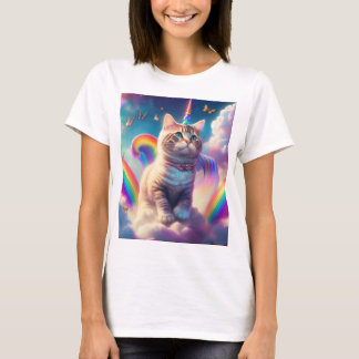Camiseta Gatinho Unicorn