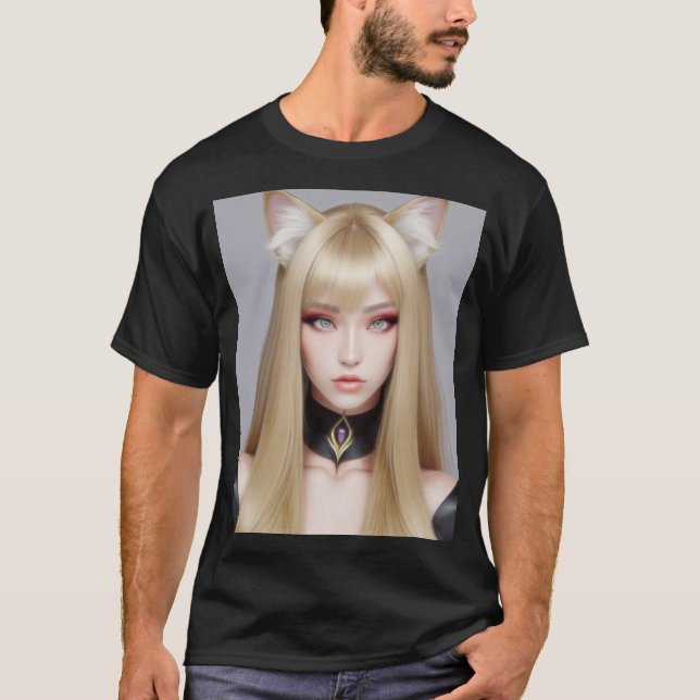 CAMISETA GATINHO WAIFU 03 (Frente)