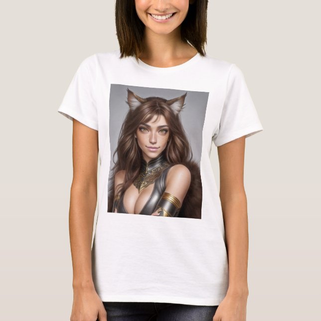 CAMISETA GATINHO WAIFU 08 (Frente)