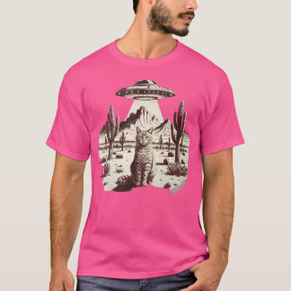 Camiseta Gatinho Western OVNI Ocidental Selvagem 90S