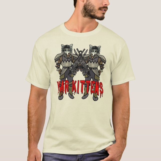 CAMISETA GATINHOS DA GUERRA!! (Frente)