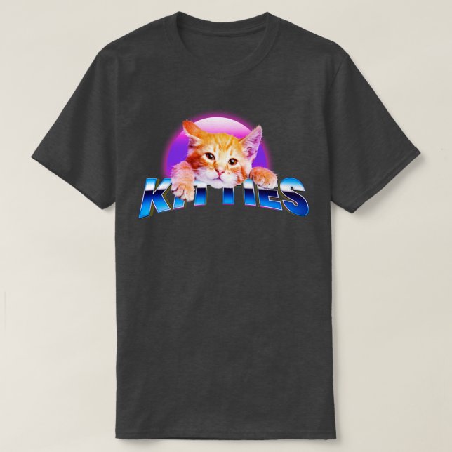 Camiseta Gatinhos de gatos (Frente do Design)
