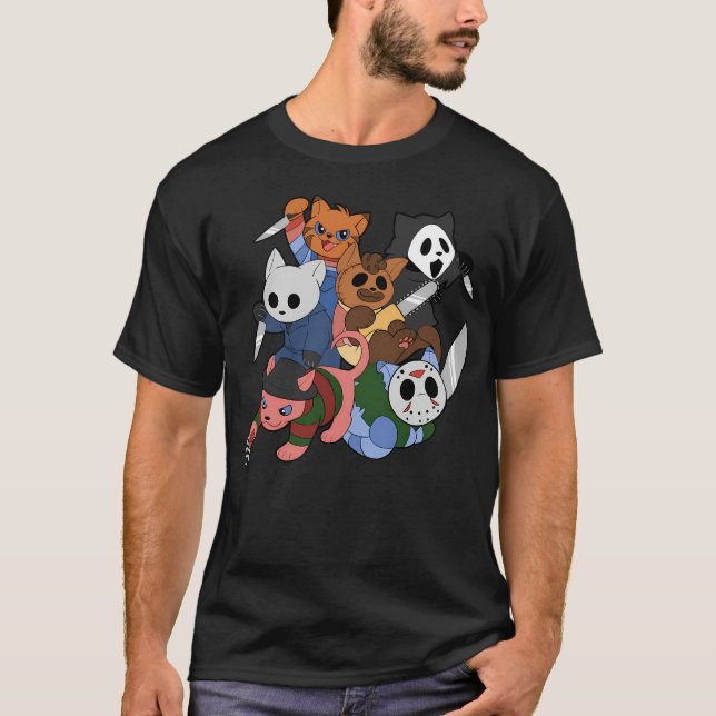 Camiseta Gatinhos De Lasers (Grupo 6) (Frente)