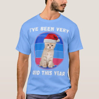 Camiseta Gatinhos de Natal bonitos Gatos Papais noeis que e