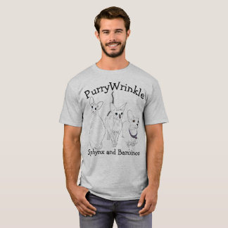 Camiseta Gatinhos de PurryWrinkle Sphynx e de bebê
