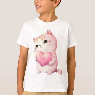 Camiseta Gatinhos Dias de os namorados bonitos, gatos adorá
