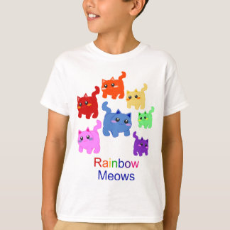 Camiseta Gatinhos do arco-íris!