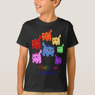 Camiseta Gatinhos do arco-íris!