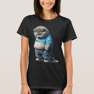 Camiseta Gatinhos Gordos De Retro Gatinhos Engraçados De Ga