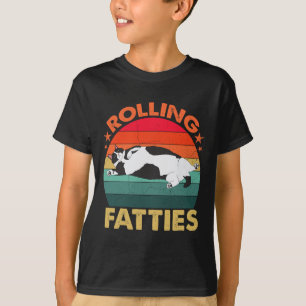 Camiseta Gatinhos Gordos De Retro Gatinhos Engraçados De Ga