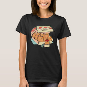 Camiseta Gatinhos Nuggets De Gato De Comida Rápida E Nugget
