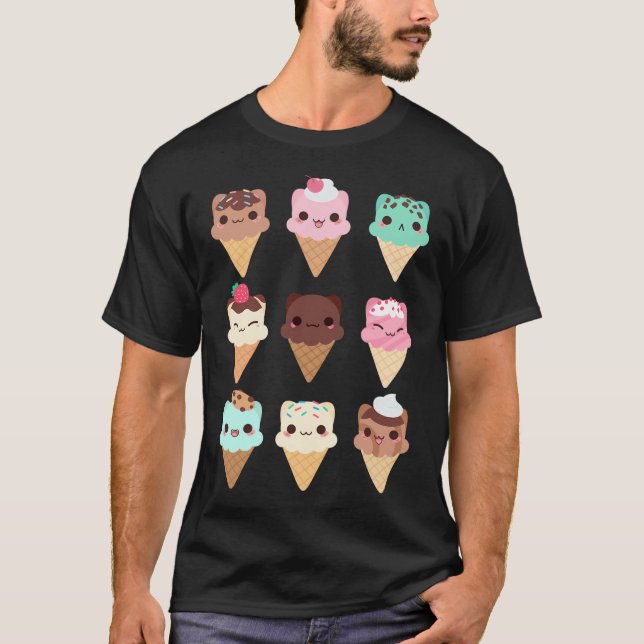 Camiseta Gatinhos sorvetes (Frente)