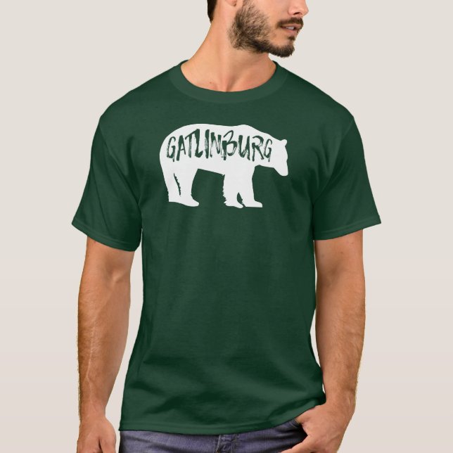 Camiseta Gatlinburg Tennessee Bear (Frente)