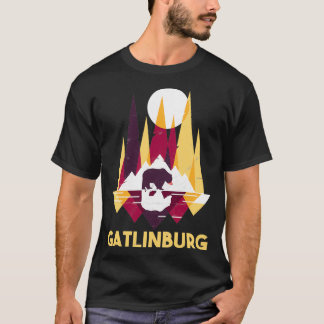 Camiseta Gatlinburg Tennessee Excelente TN MOuntain Blac
