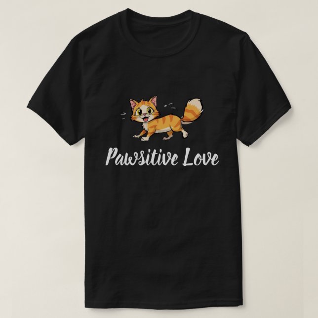 Camiseta gato (Frente do Design)